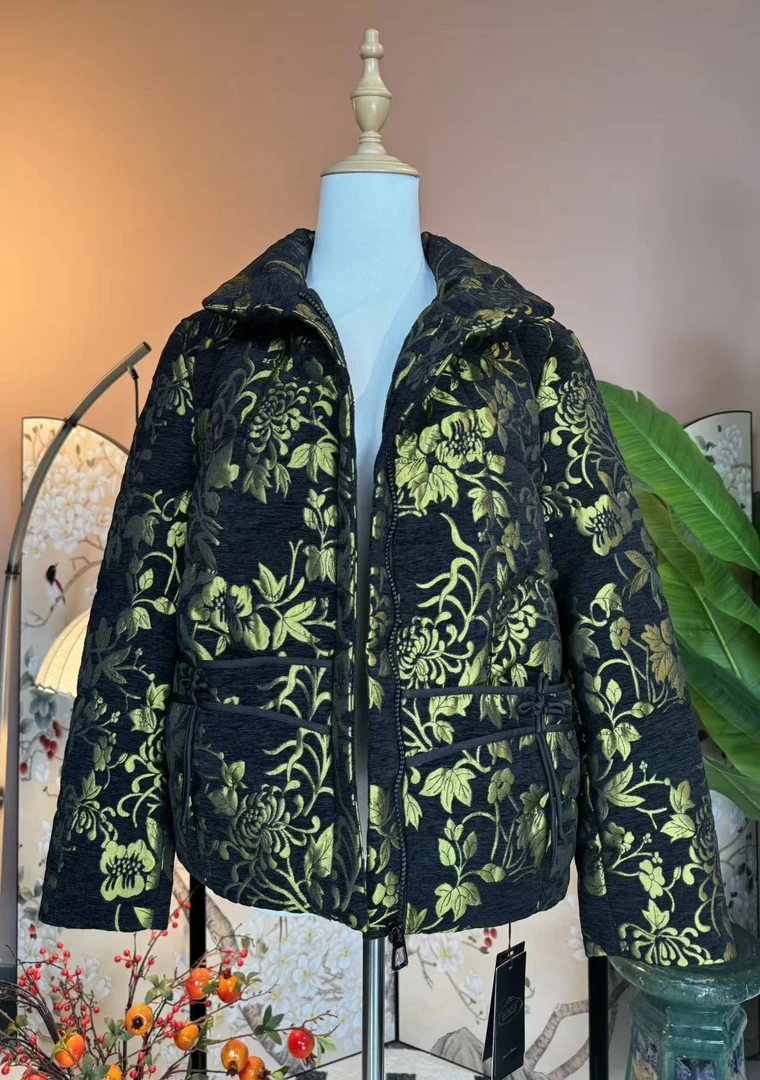 西西推荐-5006-冬季新品时尚中国风长袖女装外套