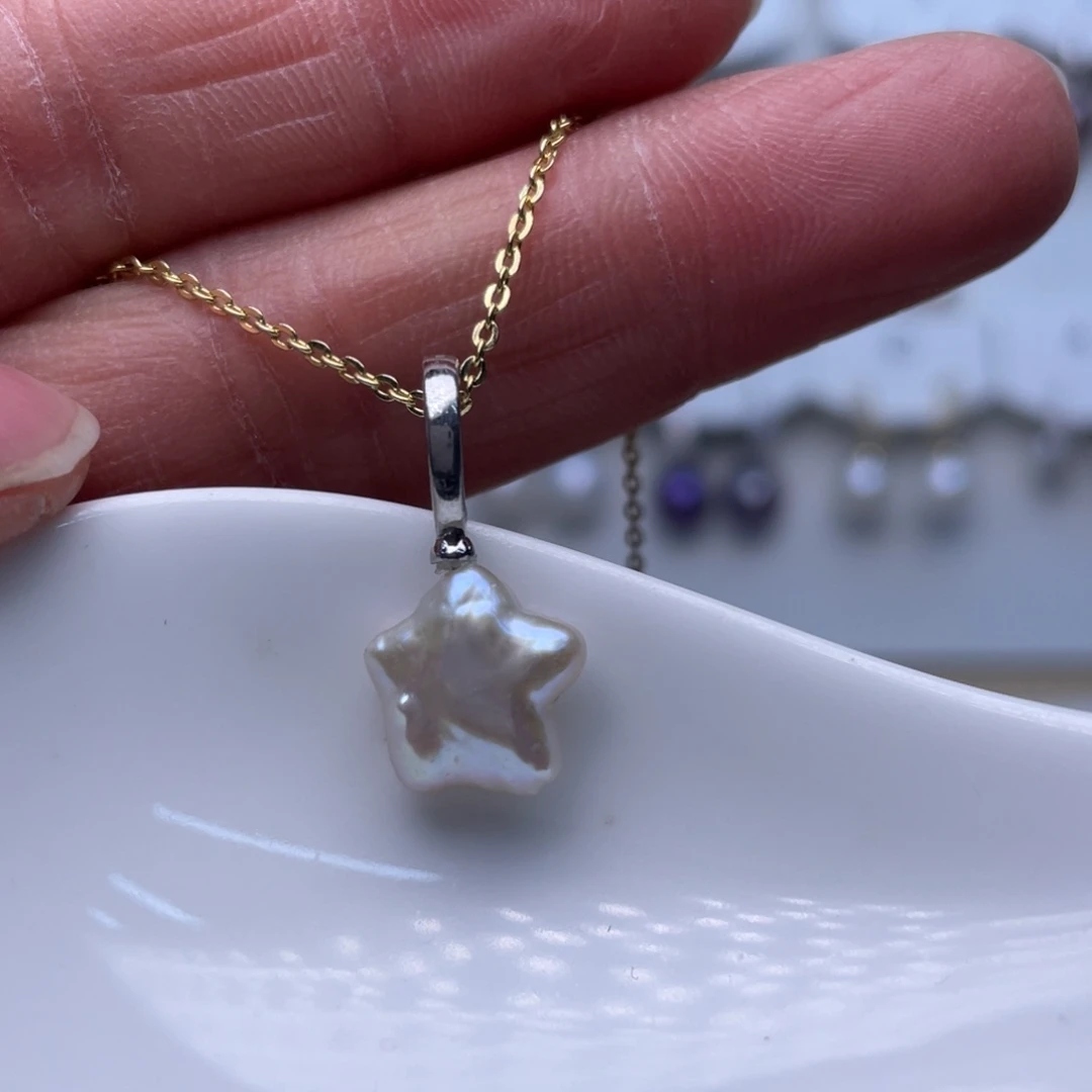 未镶嵌颈饰淡水珍珠