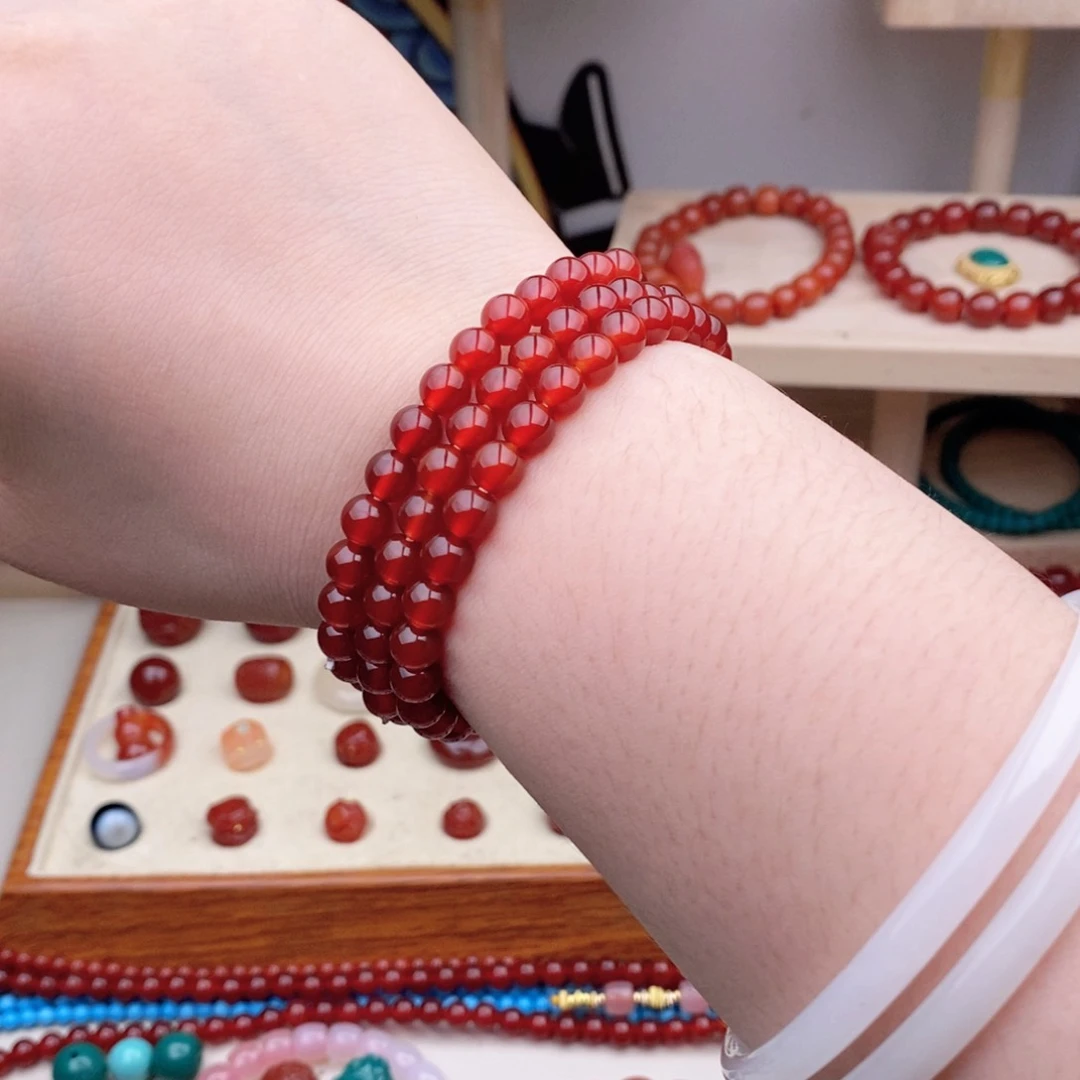 m***o玛瑙/玉髓颈饰合金