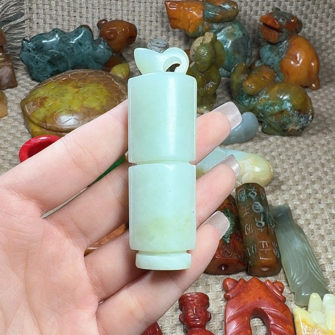 白玉菩提吊坠挂件