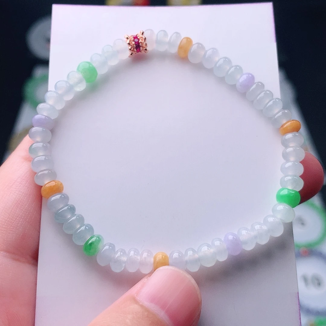 未镶嵌手串翡翠翡翠