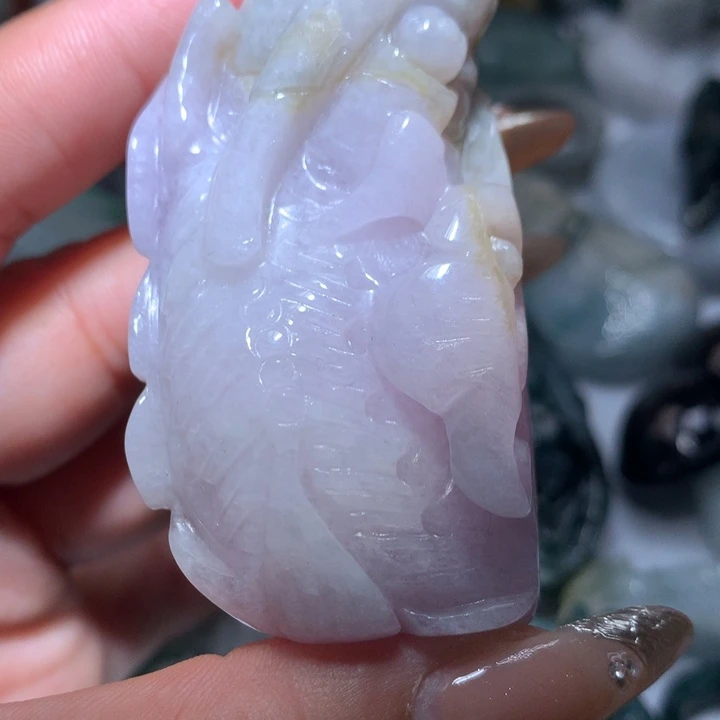 翡翠未镶嵌颈饰保真天然A货翡翠