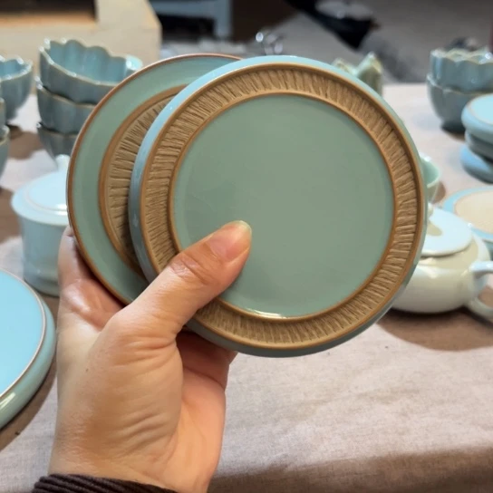 采***二杯重工杯垫瑕品2只