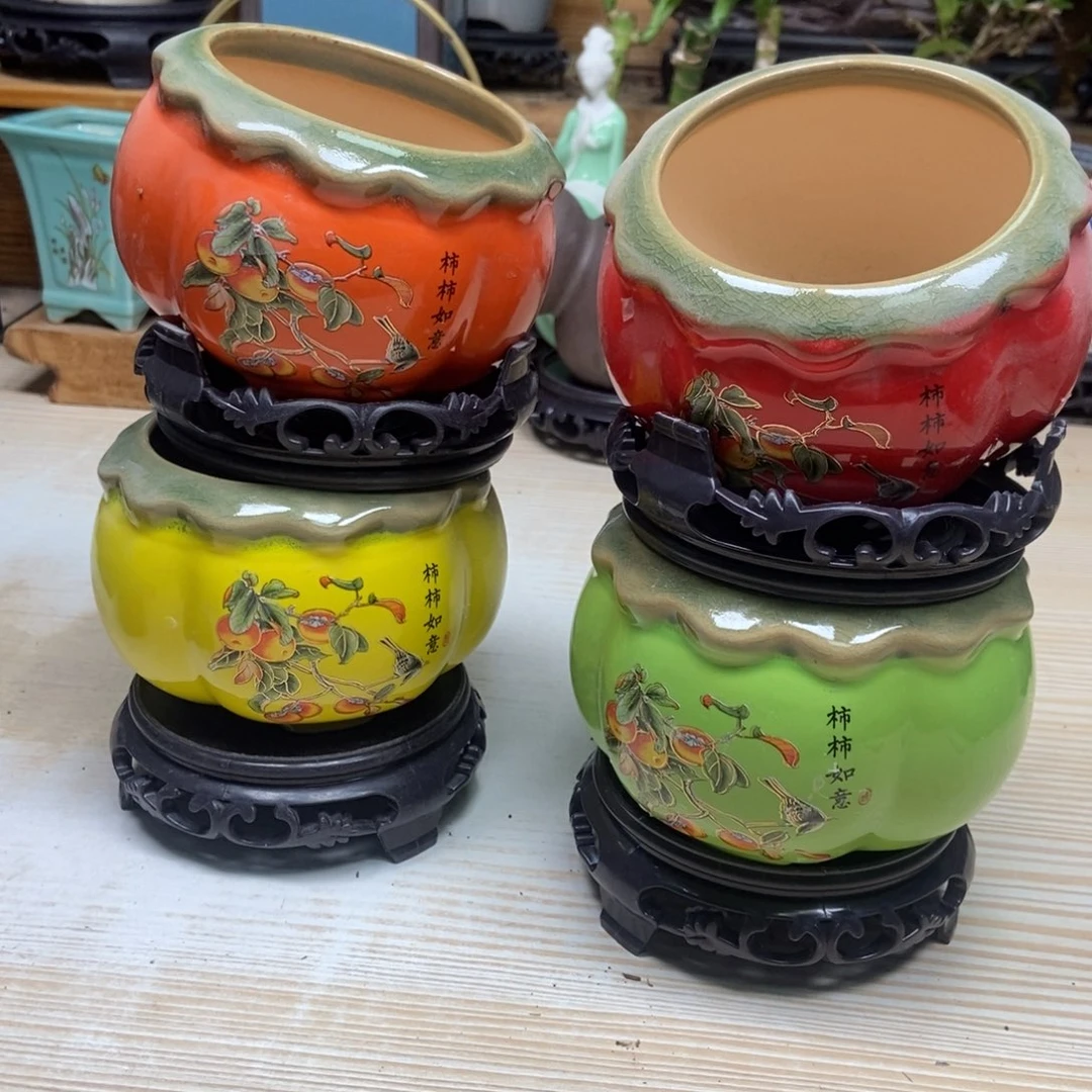 瓷片陶瓷花盆陶瓷艺术