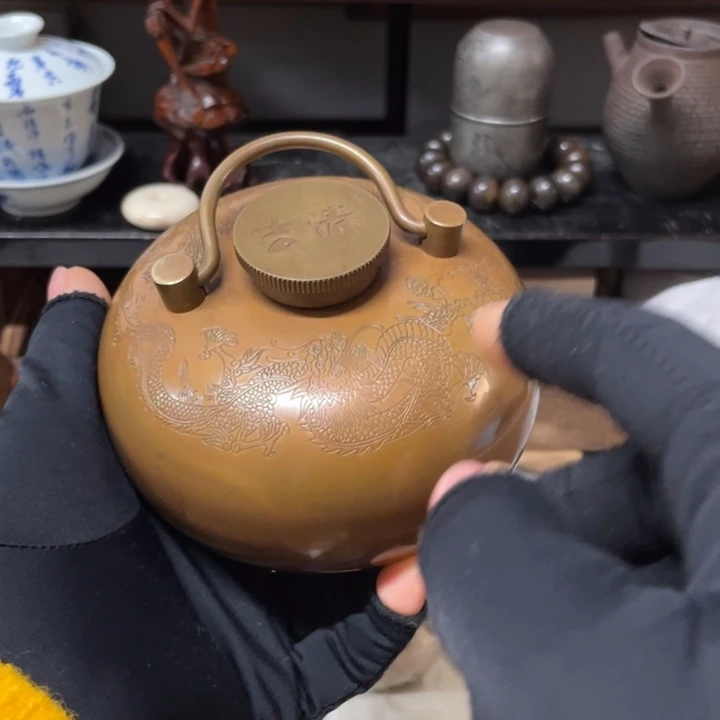 金属铜中古工艺品摆件