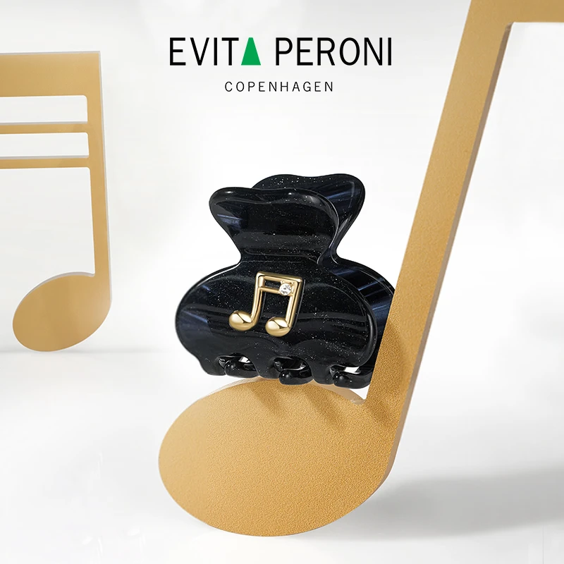 Evita Peroni/依慧达音符系列高端精致小发夹女小抓夹发饰ZB