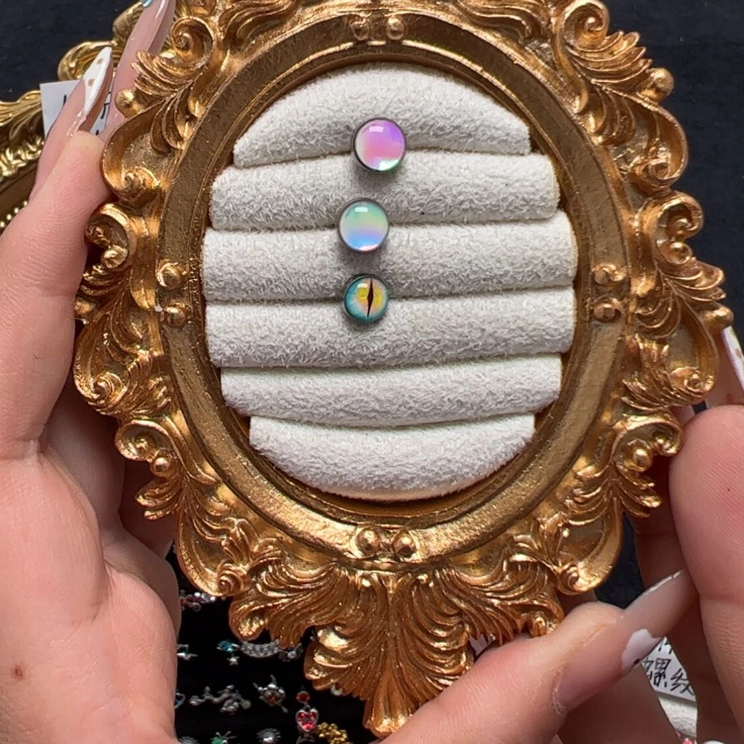 合金无合金红色标签5号钛合金饰品