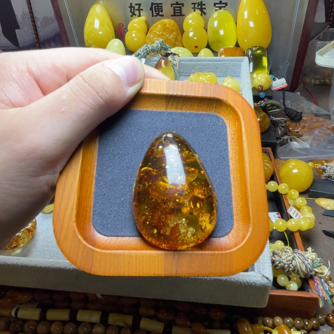 裸石琥珀未镶嵌蜜蜡