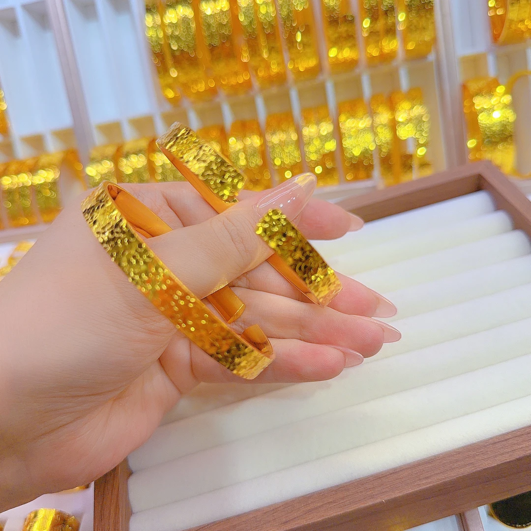 铜合金手镯 爱纳扎尔不易掉色才时尚百搭新款金色精美手链79578