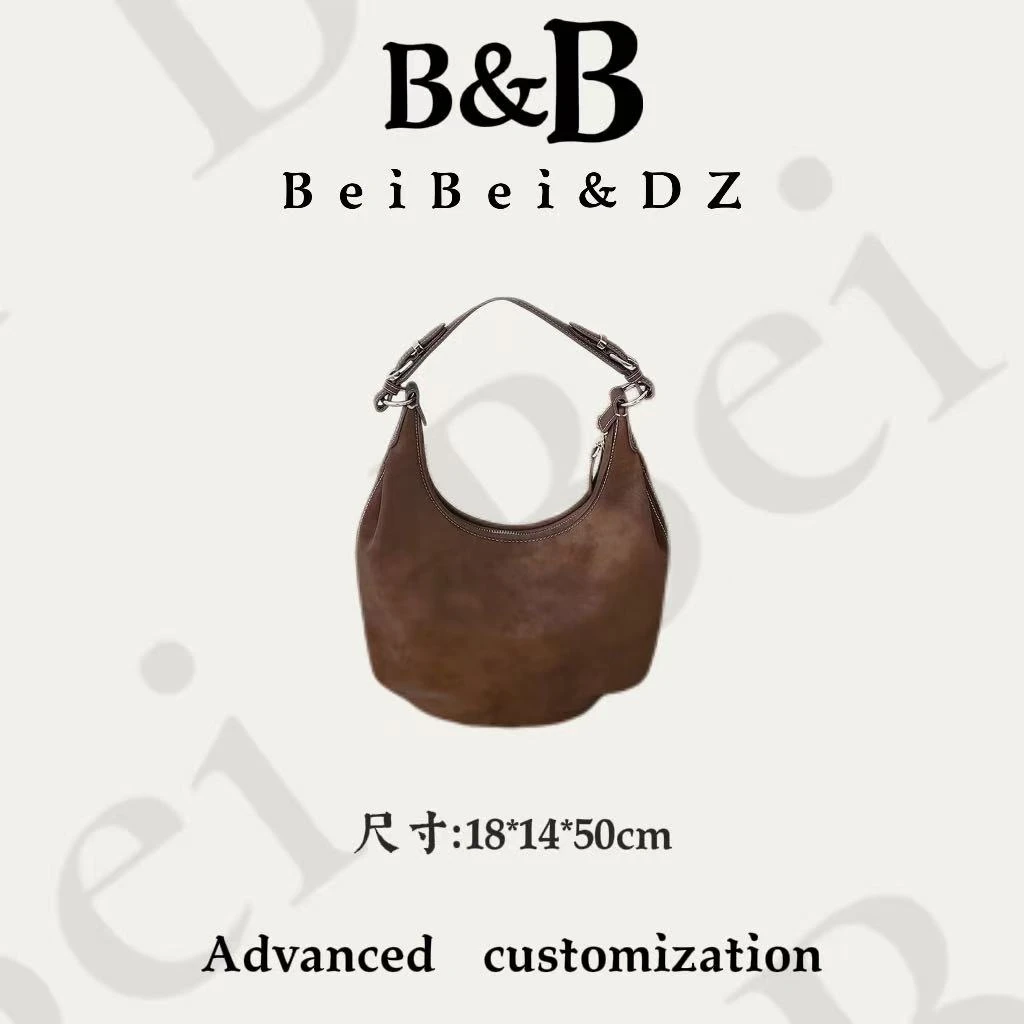 【BB&DZ】9416咖啡经典通勤轻奢时尚百搭单肩斜挂款气质女包