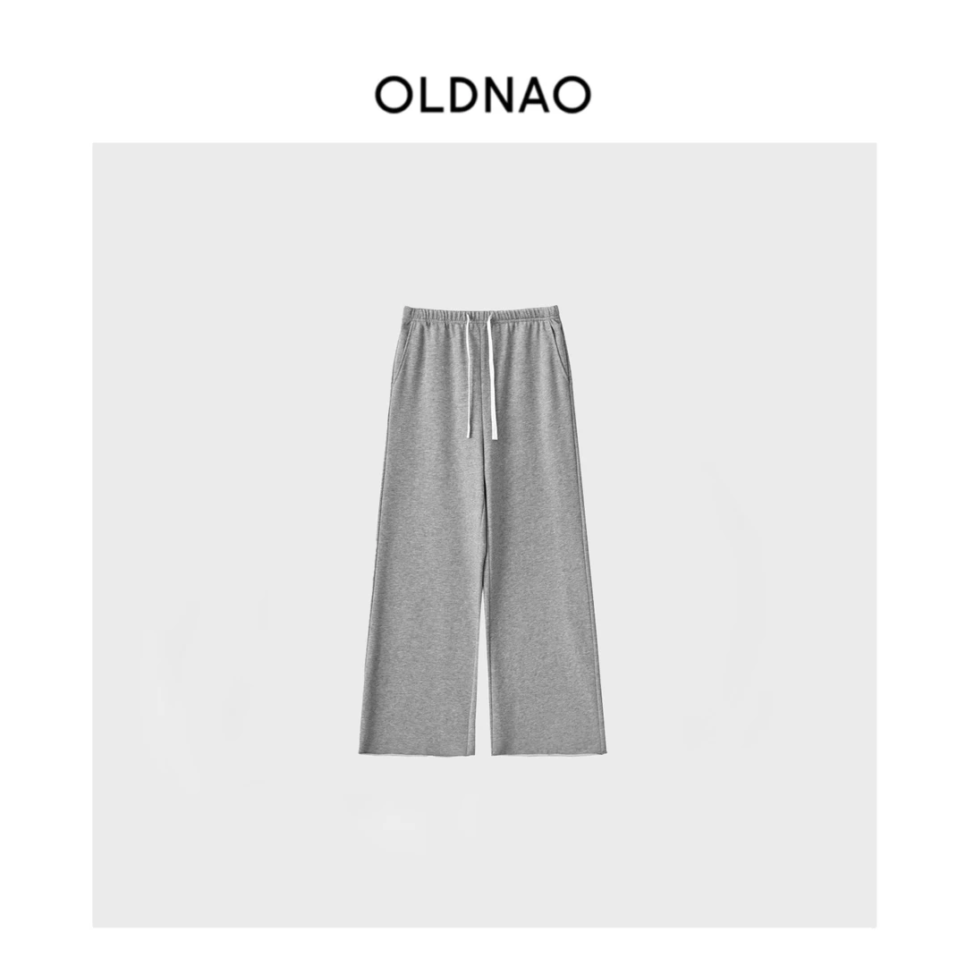 【OLDNAO】品牌订单线九分毛边微喇小破裤-HWE-3331