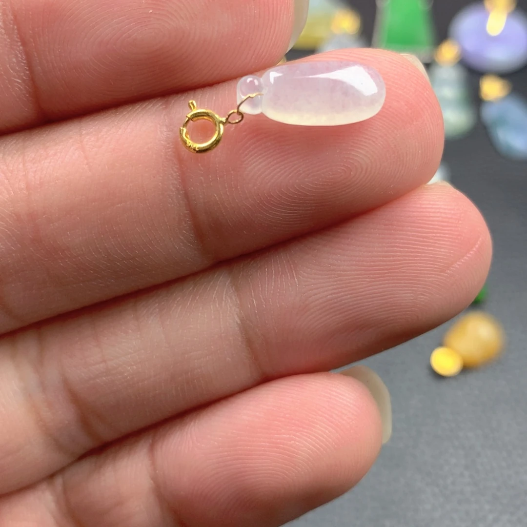 【闪购商品】颈饰18K金镶嵌翡翠翡翠
