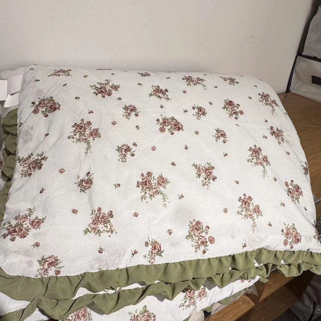 纯小主·复古印花田园风晾感丝夏被200*230可机洗