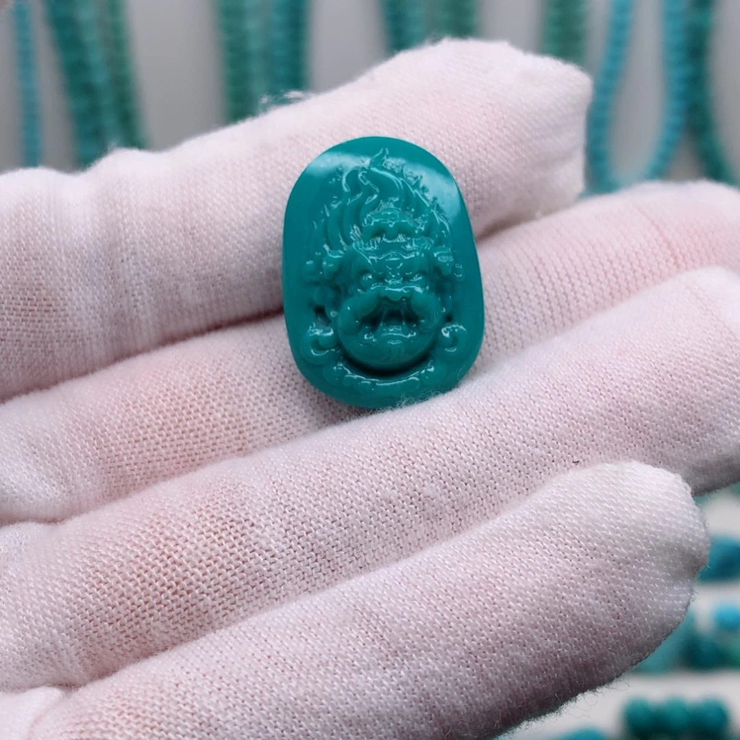 未镶嵌绿松石大黑天牌子