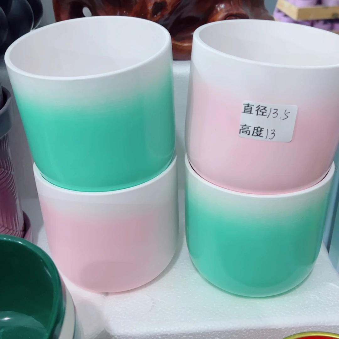 有孔，陶瓷花盆满10米包邮发货