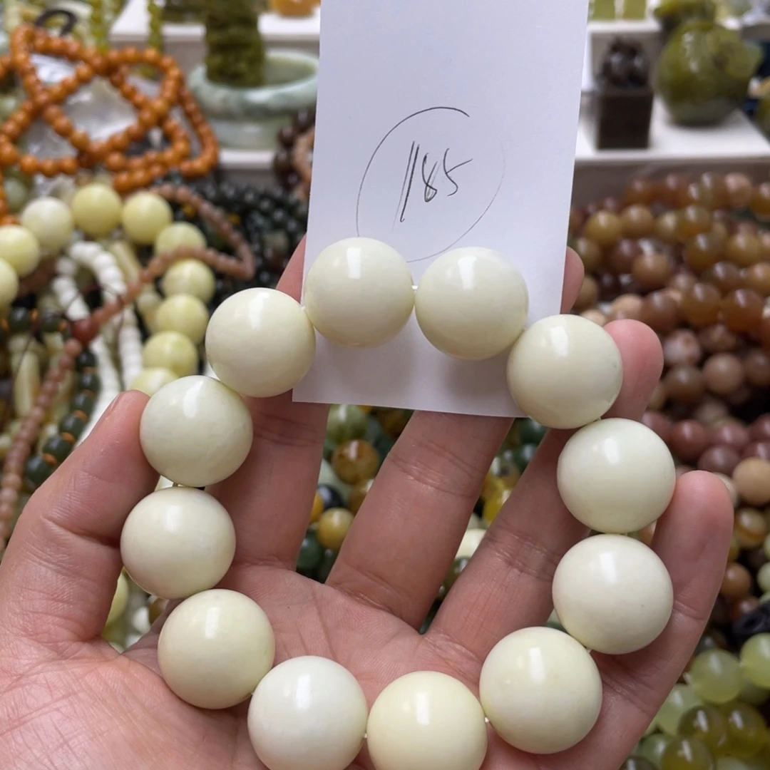 蛇纹石玉手链未镶嵌