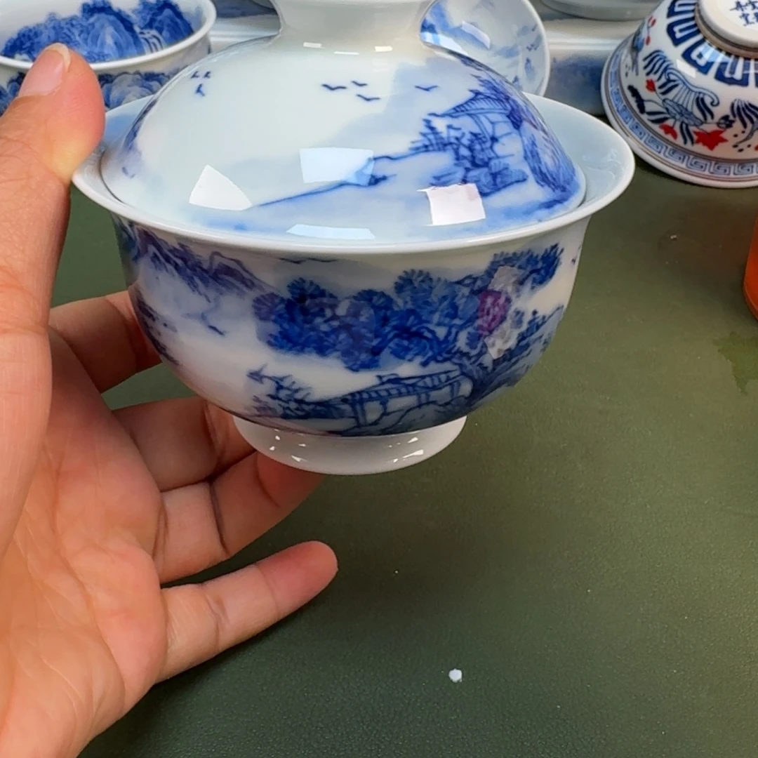 陶景德镇纯手绘茶具圆圆279