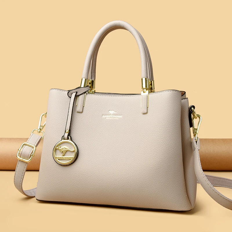 玫瑰袋鼠皮包手提女包2025夏季新款斜挎小包生日送妈妈礼物礼盒装