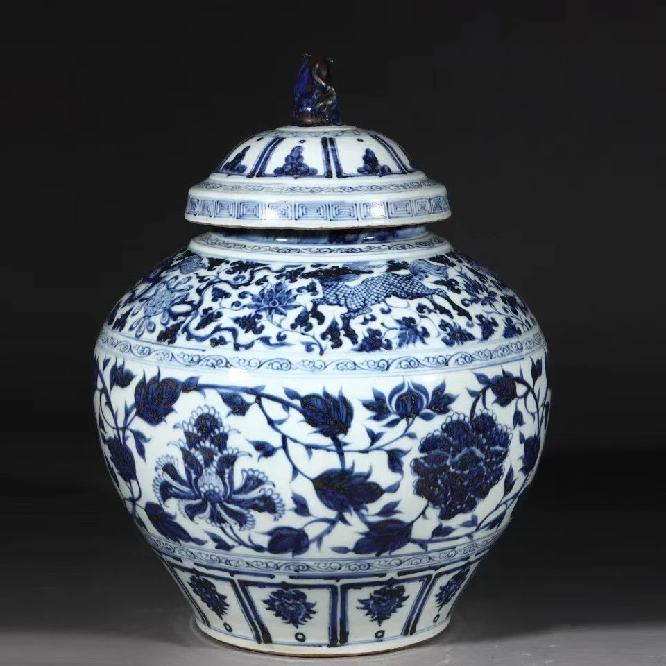 青花瓷 罐子精品 无磕碰