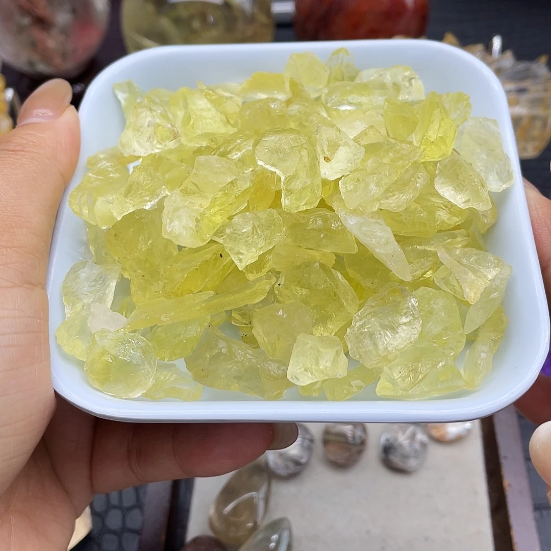 水晶珠宝半成品未镶嵌10黄水晶