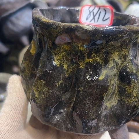 粗陶花盆手工花盆