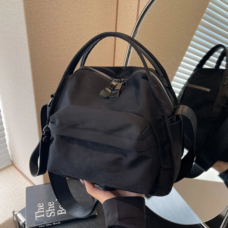 【千屿】黑色SY8288新款斜挎包胸包多隔层户外大容量旅游骑行单肩包