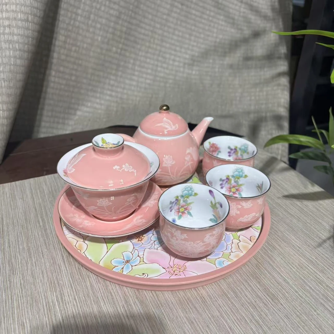 【中国邮政专属链接】锦上添花茶具套组mc062