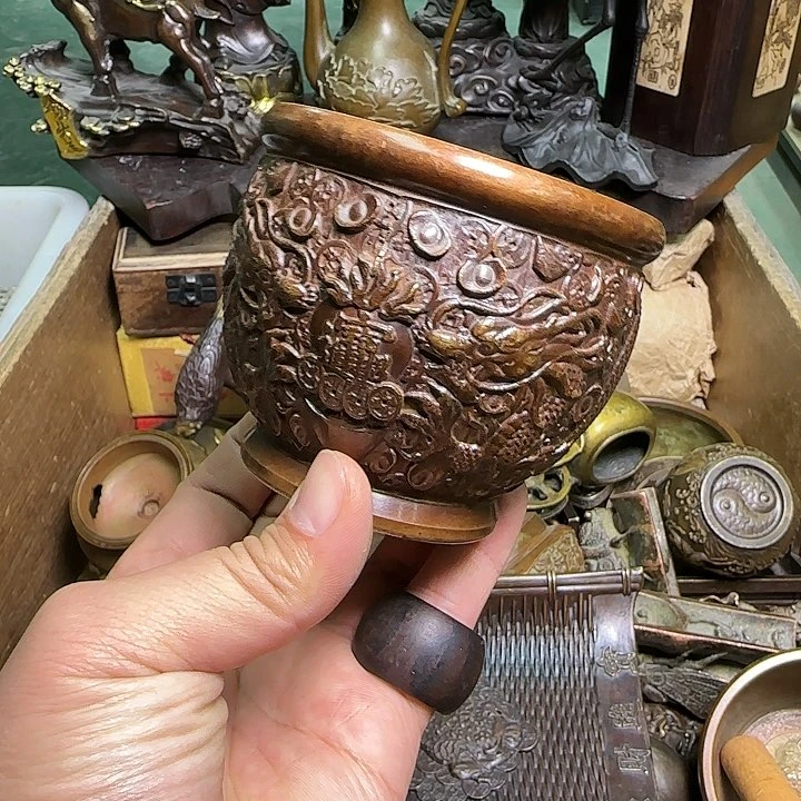 铜器办公室茶室摆件