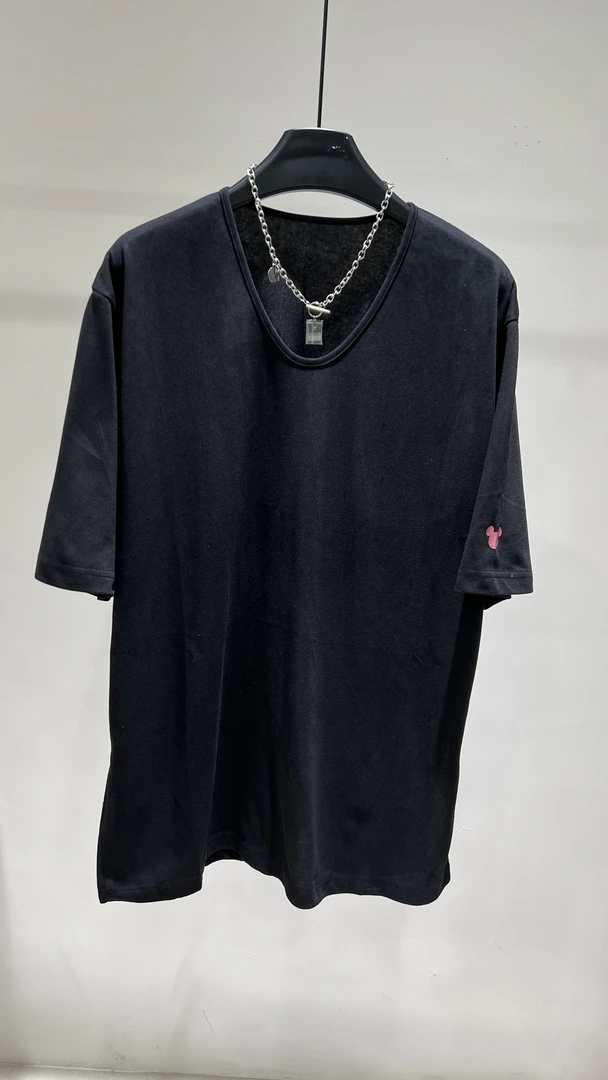 【1117】韩国品牌原创设计U型领大版T恤