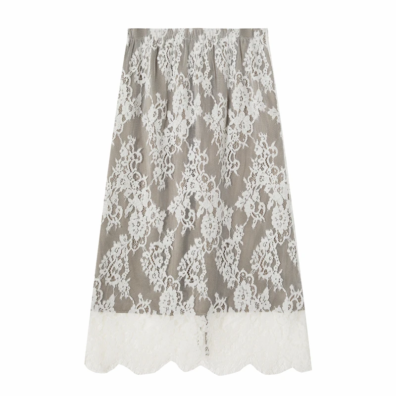 【小花】秋季半身裙休闲百搭阔腿裙纯色25Q3583