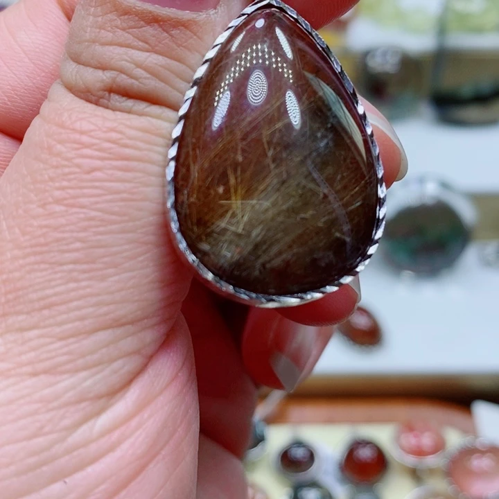 水晶戒指未镶嵌水晶