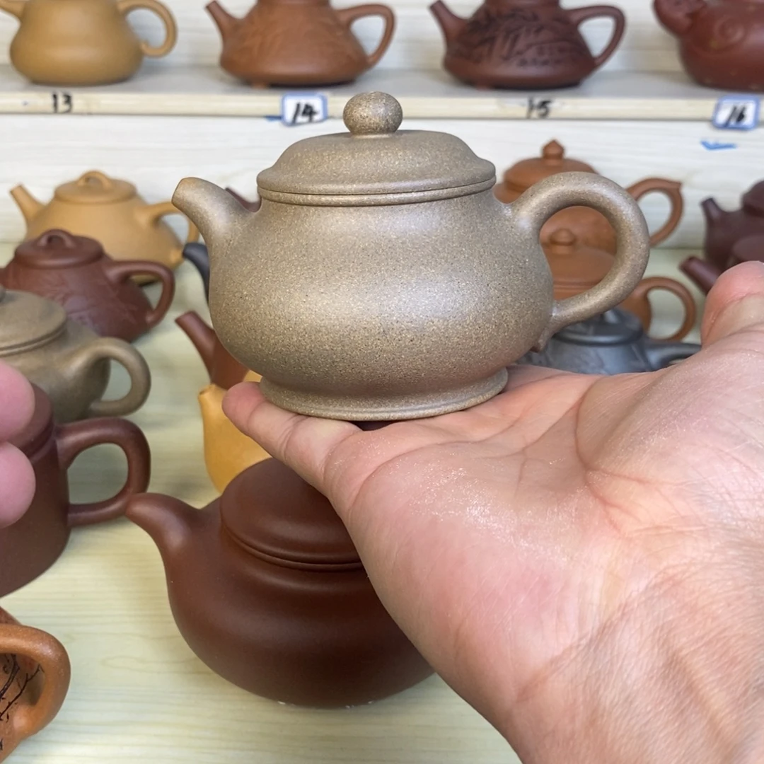 茶壶紫砂潘壶原矿精挑降坡泥200cc左右0添加