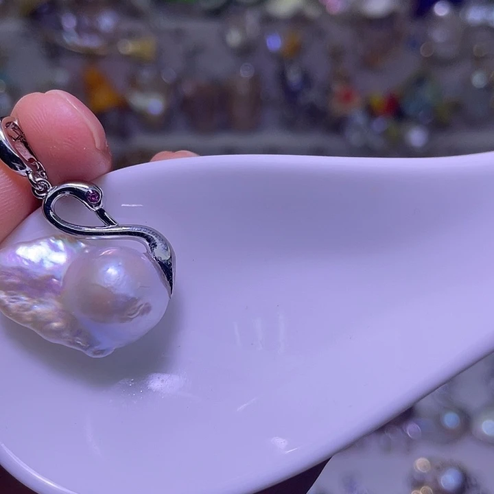 淡水珍珠颈饰合金13