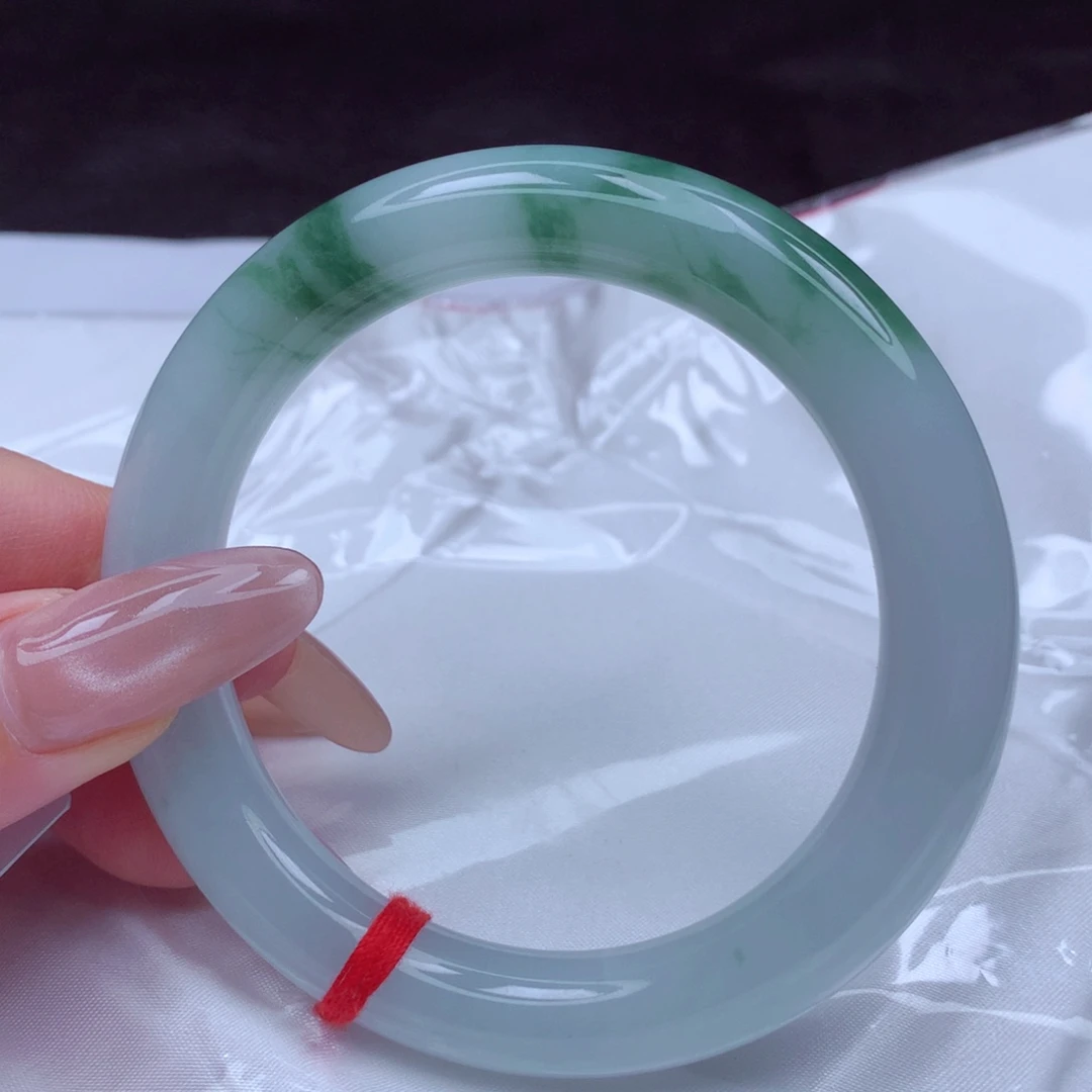 翡翠未镶嵌手镯手镯56