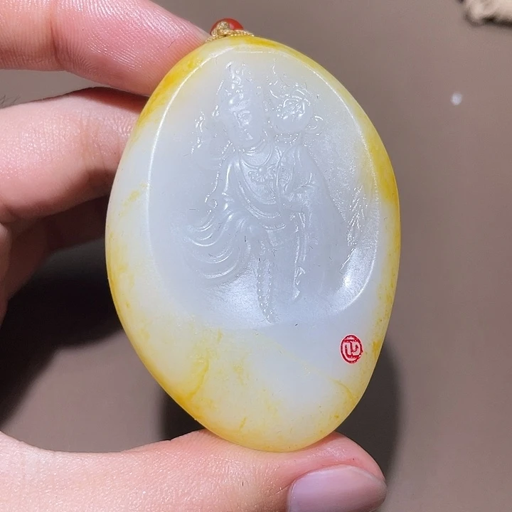 和田玉颈饰未镶嵌Y