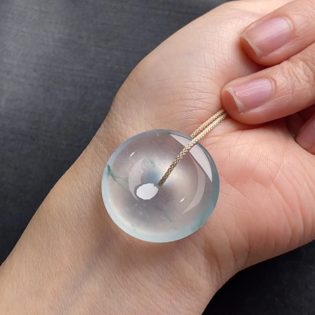 翡翠未镶嵌颈饰27.7-6.0