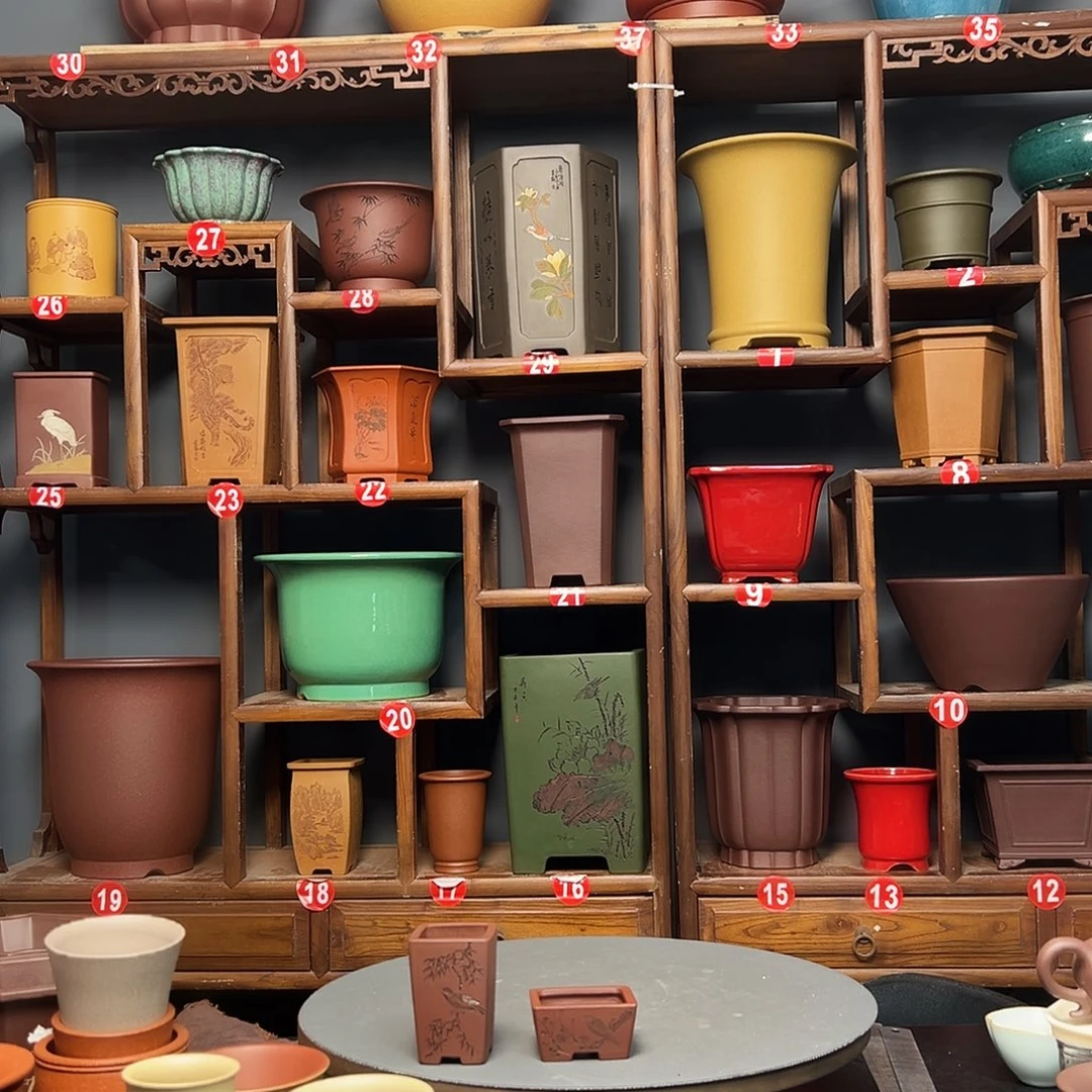 大***霍紫砂花盆紫砂花盆