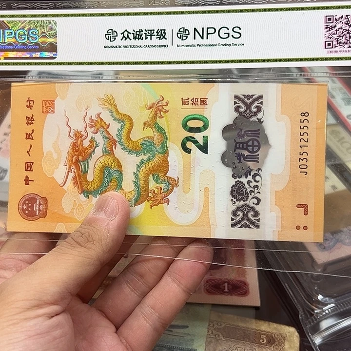 已退市三版人民币 龙钞豹子身尾8