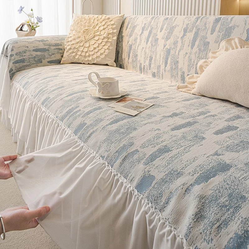 欧式沙发盖布2025新款四季通用ins风沙发巾防猫抓一整张全盖毯子