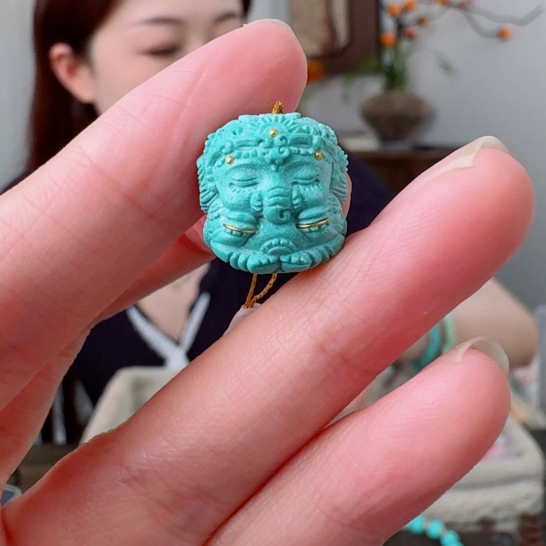 未镶嵌绿松石珠宝奇石