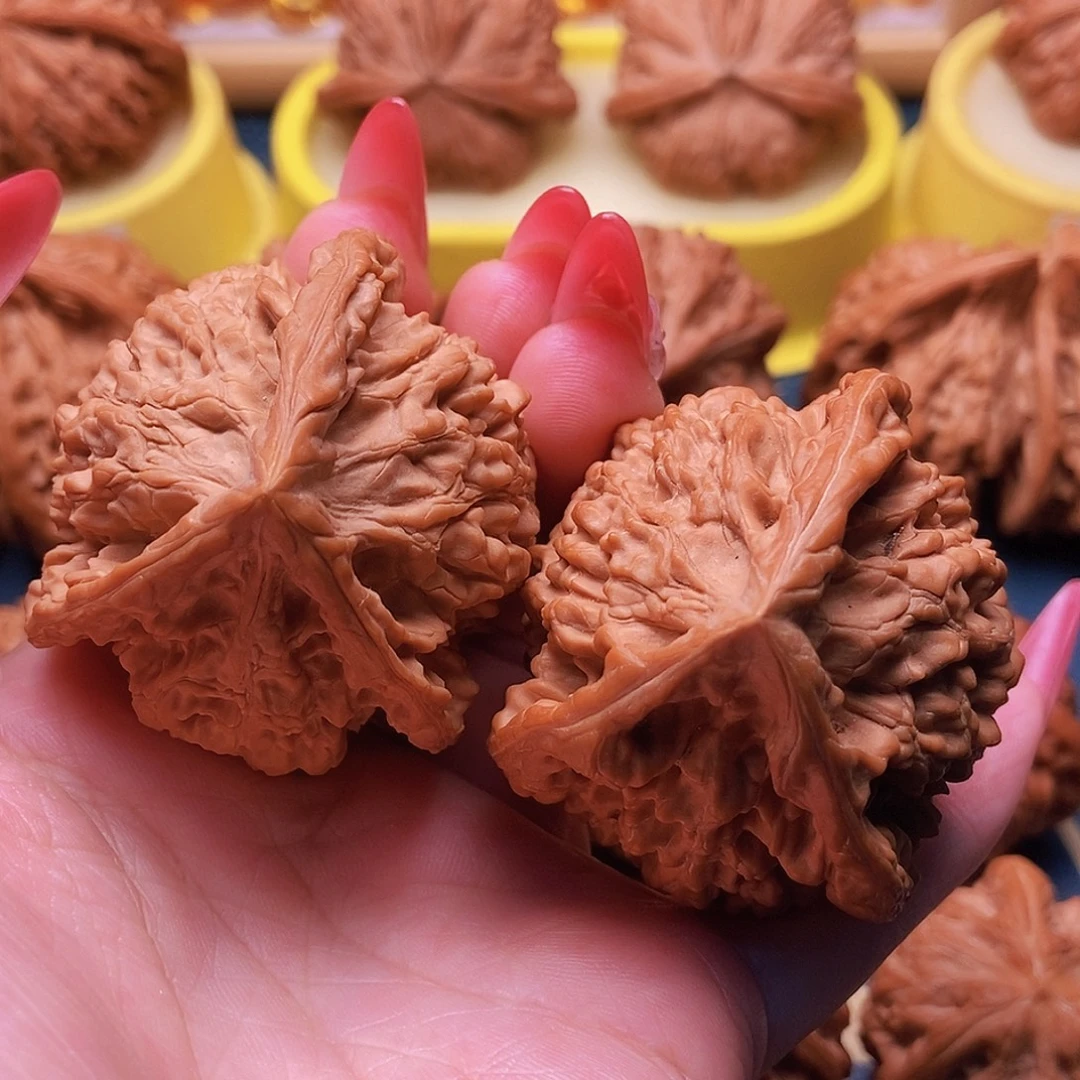 把件文玩核桃官帽人奔 46全品