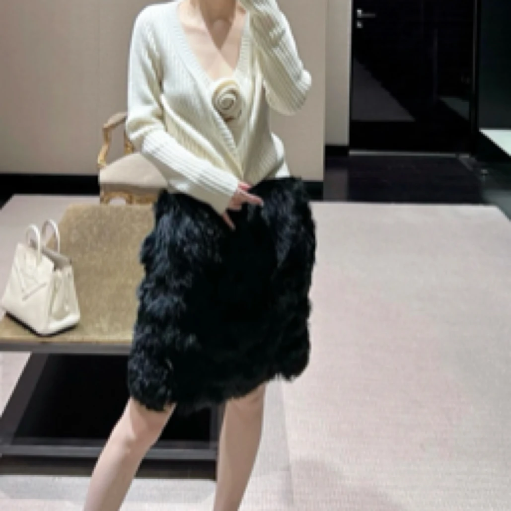 99新 Chanel/香奈儿 A100150/黑色半身裙/尺码36