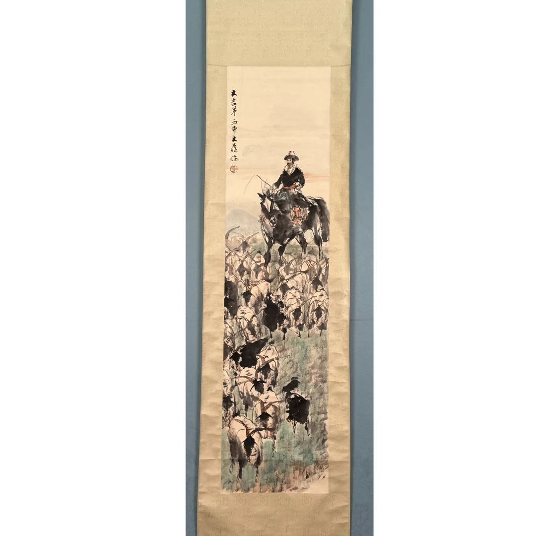 S-20623 LDW 人物立轴 136*34cm