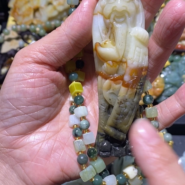 岫玉岫玉吊坠未镶嵌