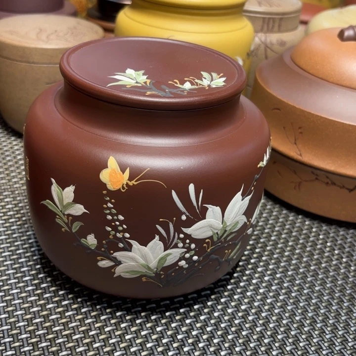 紫砂茶叶罐中高端紫砂茶叶罐