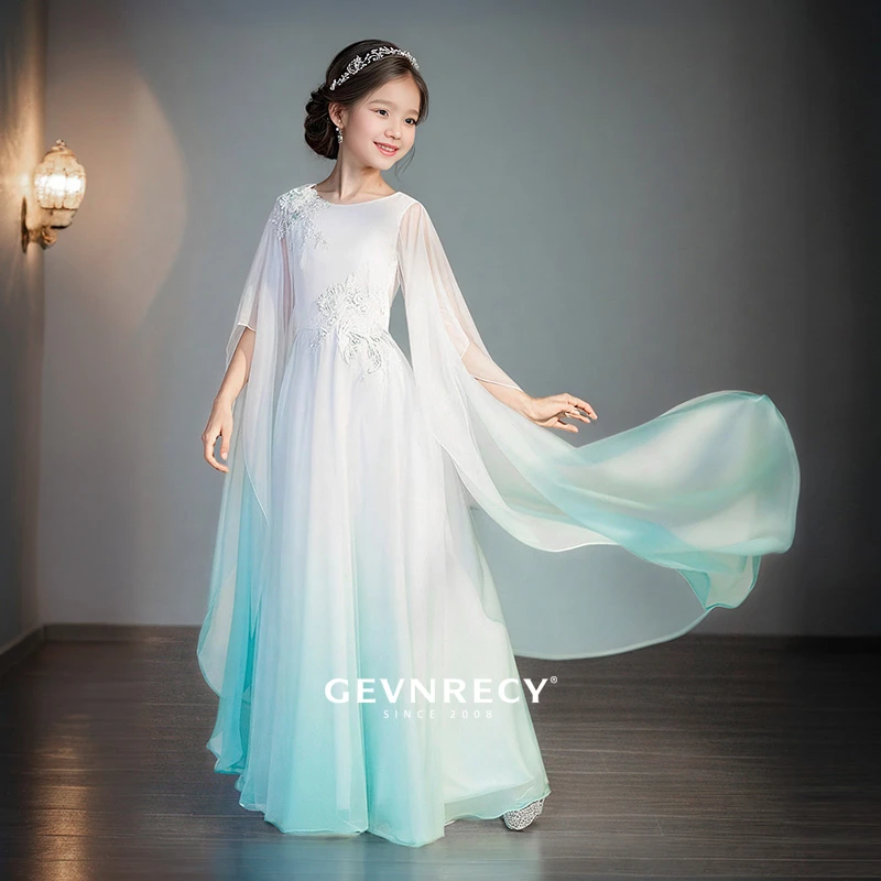 女童礼服新中式古装高端轻奢小众女孩古风旗袍儿童琵琶古筝演出服