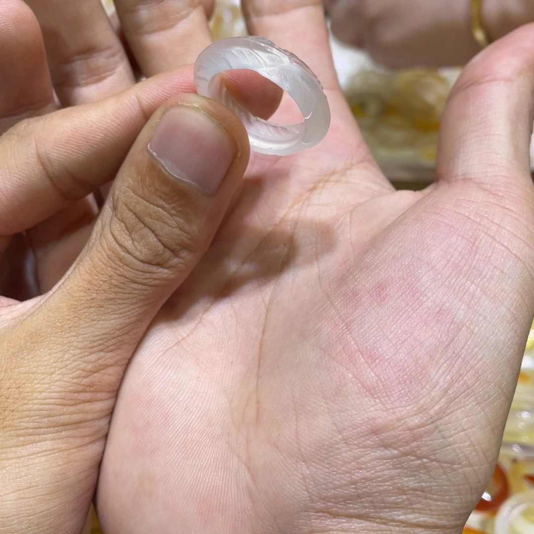 玛瑙/玉髓未镶嵌戒指575号港19