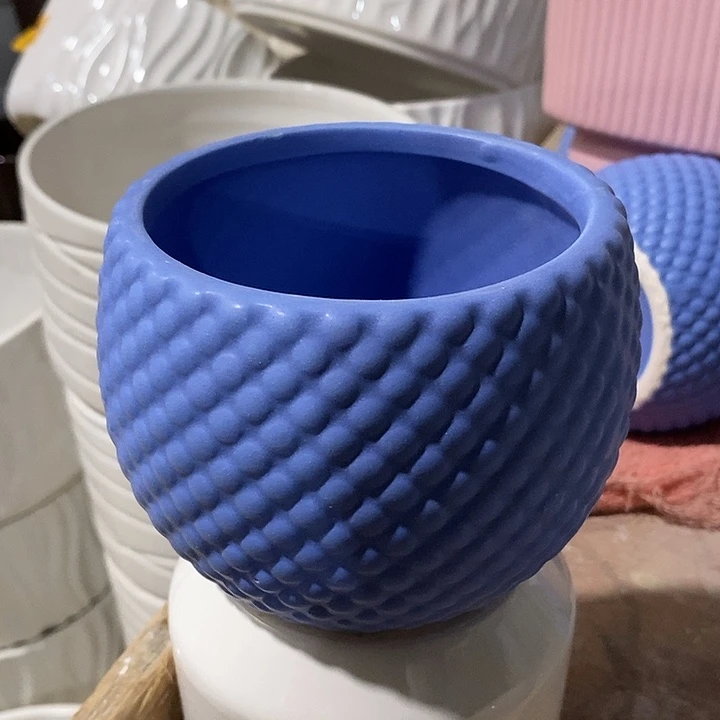 陶盆有孔 瑕疵针孔漏釉介意勿拍口 11高9