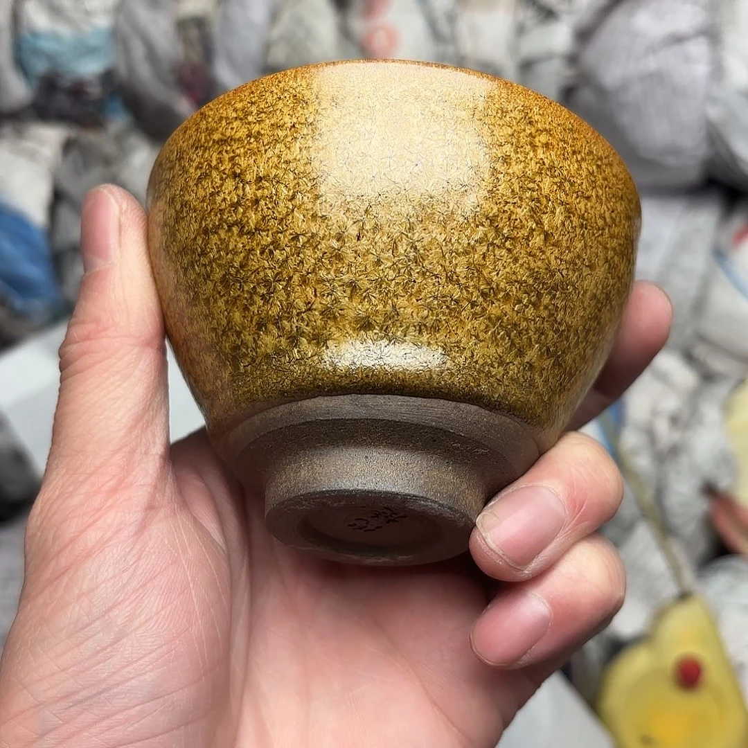 茶盏建盏主人杯一只微瑕