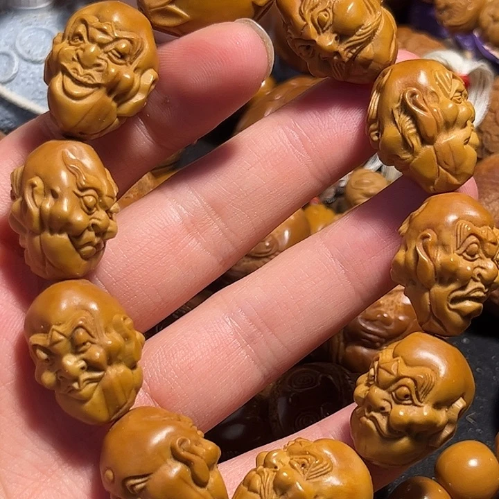 橄榄核手串/手链写实罗汉